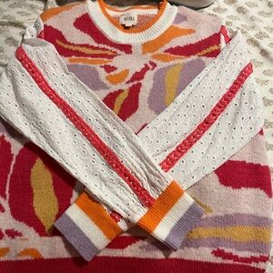 BiBi Multicolor Crew Neck Sweater